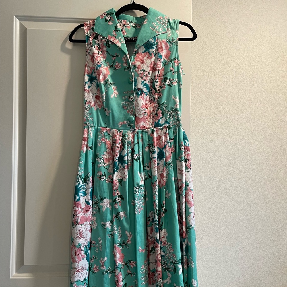 Voodoo Vixen Size Small Floral dress - Picture 3 of 14